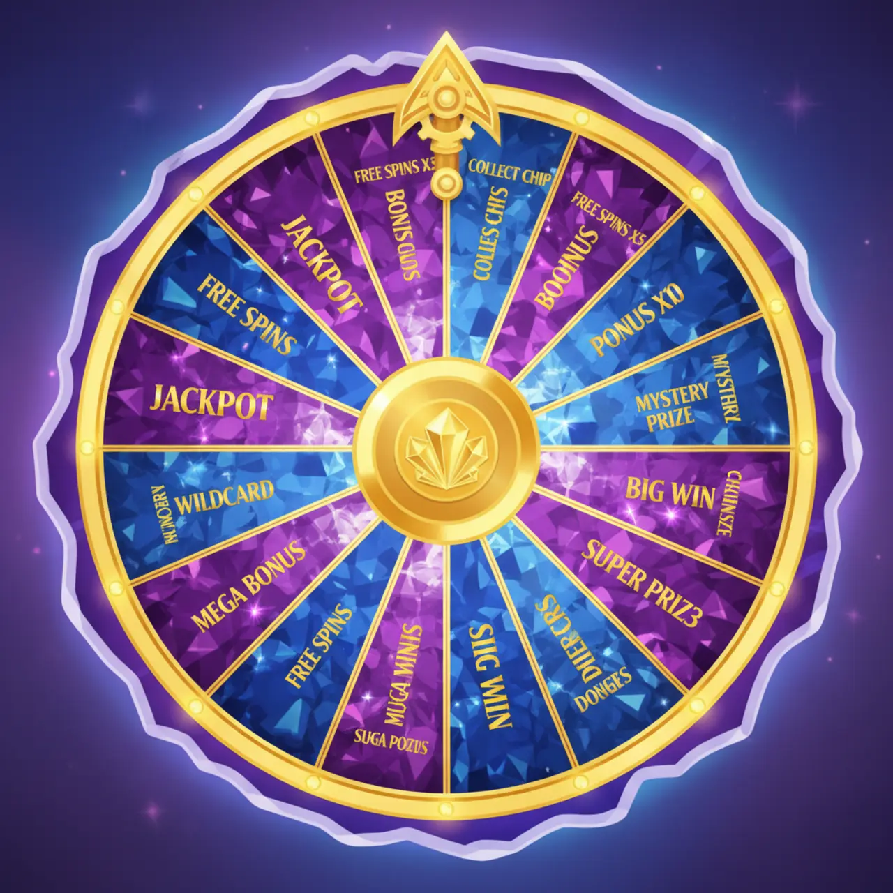 Clearwater crystal prize wheel